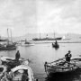 Κέρκυρα-1903-μεταγωγικές-βάρκες-στο-Παλιό-Λιμάνι.